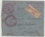 Frankreich, 1940, Marinefeldpost- Einschreiben, vom 12.6.1940 (!!!), 10 Tage vor der Kapitulation
