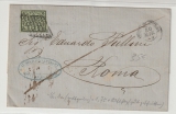 Vatikan, 1864, 2 Baj. EF auf Brief vom Vatikan nach Rom (! ;)