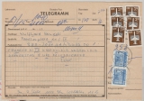 DDR, Mi.Nr.: 1948 u.a. auf frankiertem Telegramm