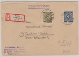 Berlin, Kontrollrat in Berlin verwendet: Mi.- Nrn.: 928 + 935 als Mif auf Einschreiben- Fernbrief nach Parchim