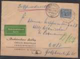 Berlin, Mi.- Nr.: 55 als EF auf Postschnelldienst- Brief innerhalb Berlin´s