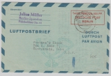 Berlin, Lupo- GS- Brief, gelaufen nach den USA
