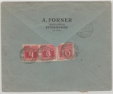 Österreich, 1915, bunter- E. Brief von Hennersdorf in Österr. Schlesien nach Tegel bei Berlin, mit Zensur