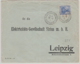 Kaiserreich, Mi.- Nr.: 87 I, als EF mit französischer Entwertung (???) nach Leipzig, Fremdverwendung ???