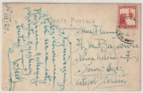 Palestina, 1929, interessante EF auf Auslands- Postkarte von Nazareth nach Matopol (PL)