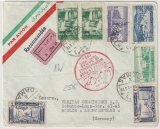Syrien, 1954, nette MiF auf Auslands- Lupo- Einschreiben von Damaskus nach Berlin