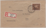 DR, 1937, Mi.- Nr.: 671 als EF auf Einschreiben- Ortsbrief