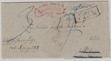 Preussen, ca. 1840, Auslagenbrief von Cosel nach ..., dort nicht angenommen und zurück