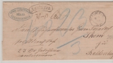 Preussen, 1874, unfrankierter Auslagenbrief von Schlochau nach Baldenburg