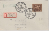 DR, 1938, Mi.- Nr.: 671, als EF auf eingeschriebenem Fernbrief von München nach Berlin