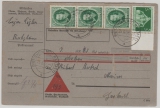 DR, 1936, 608 (3x) + 618 als MiF auf Orts- Nachnahme innerhalb Bietigheim`s