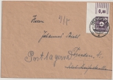 Ost- Sachsen, Mi.- Nr.: 44 A c (vom ER lo!) als EF auf Ortsbrief innerhalb Dresden´s, tiefstgeprüft Kunz BPP!