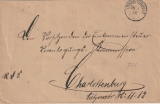 DSWA, Lüderitzbucht, Armee- Dienstpostbrief (rs. Dienstsiegelabschlag) der Schutztruppe, nach Berlin