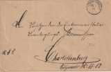 DSWA, Lüderitzbucht, Armee- Dienstpostbrief (rs. Dienstsiegelabschlag) der Schutztruppe, nach Berlin