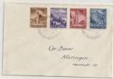 DR, 1941, Mi.- Nr.: 806- 809, kpl. Satz als MiF auf Ortsbrief innerhalb von Nürtingen, mit Sonderstempel