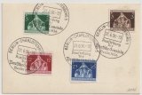 DR, 1936, Mi.- Nr.: 617-620, auf anlaßbezogener Ausstellungskarte mit passendem Sonderstempel