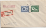 DR, 1938, Mi.- Nr.: 669- 670 als reine Satzbrief- MiF auf FDC, rs. mit Eingangsstempel des Folgetages (?!) ohne Anschrift!