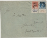 Infla, 1922, Mi.- Nr.: 233-24, als Satzbrief- MiF auf Ortsbrief innerhalb Hannover´s