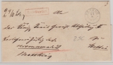 Mecklenburg, ca. 1840, netter E.- Brief von Penkun nach Stettin