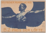 Weimar, 1925, Mi.- Nr. 345 als EF auf Postkarte zum BZ- Preis der Lüfte, 1925, von Berlin nach Liegnitz, Hochdekorativ!