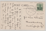 DAP, Marocco, 1911, Mi.- Nr.: 35, als EF auf Postkarte, mit Stempel KDMSP, Nr. 30, SMS Eber