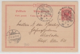 KDPMSP, 1899, Marine- Schiffspost- GS gelaufen von KDPMSP No. 24, nach Wiesbaden