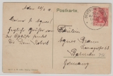 Deutsche Seepost, Ost=Afrika- Linie, 1910, p, auf Postkarte nach Barmen