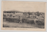 Kamerun, 1910, Mi.- Nr.: 21 als EF auf Postkarte von Kribi nach Steglitz bei Berlin; rs. Neues Amtsmannshaus von Kribi