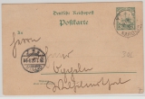 Karolinen, 1902,  5 Pfennig- GS (Mi.- Nr.: P7) mit Stempel YAP, gelaufen nach Oppeln
