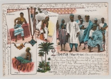 Deutsche Seepost, Linie Hamburg- Westafrika, 1901, XII, Abschlag auf guter Postkarte, mit Mi.- Nr.: 56, nach Hamburg