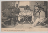 DSWA, 1911, Mi.- Nr.: 26 als EF auf Bildpostkarte (H. Witboi auf Besuch in Rehoboth), von Lüderitzbucht nach Halle