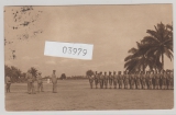 Togo, Französische Besetzung, 23.11.1915, Franz. Besatzungsmarke mit Dt. Stempel Lome Togo, als Ortspostkarte