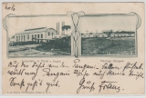 DOA, 1903, Mi.- Nr.: 12, als EF auf Bildpostkarte von Pangani nach Gräfinau (D.)