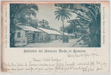 Kamerun, 1902, Mi.- Nr.: 8 als EF auf Bilpostkarte (Aufziehen der schwarzen Wache), gelaufen von Buea nach Berlin