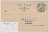 DNG / Dt. Seepost, 1902, 5 RPfg.- Anwort- GS, (Mi.- Nr.: P10 F), Frageteil, gelaufen via Dt. Seepost Neuguinea Zweiglinie