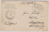 DSWA / Dt. Seepost, 1904, Bild- Feldpostkarte, gelaufen via Deutsche Seepost, Linie Hamburg Westafrika, nach Magdeburg