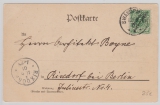 DSWA, 1901, Mi.- Nr.: 6, als EF auf Bildpostkarte (Unsere Colonien, DSWA) gelaufen von Swakopmund nach Rixdorf b. Berlin