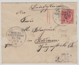 MSP No. 24, 26.3. 1899, (Dampfer Darmstadt) auf Mi.- Nr.: 47, auf Brief nach Potsdam,
