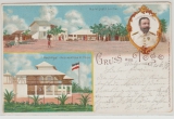 Togo / DR, 1898, Bildpostkarte Gruß aus Togo innerhalb des DR gelaufen, mit DR Mi.- Nr.: 46 als EF, nach Goldbeck