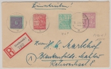 39 za u.a. in MiF auf E. Brief von Greifswald nach Blankenfelde- Mahlow, geprüft Kramp BPP