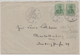 DAP Marokko, 1911, KDMSP, No.: 50 auf Brief mit 2x DR- Mi.- Nr.: 85, nach Charlottenburg