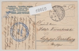 DSWA, 1906, Feldpost- Ansichtskarte von Keetmanshoop nach Strasburg (?), rs. Ansicht:  DSWA- Briefmarken, nett!