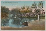 DSWA, ca. 1910, Bildpostkarte mit Ansicht von Am schwarzen Nossob, ungelaufen
