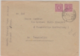 9 b als MeF auf Brief von Burg- Stargard nach Neustrelitz, tiefgepr. Kramp BPP