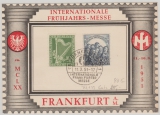 Berlin, 1953, Mi.- Nr.: 72- 73, kpl. Satz auf Karte zur internationalen Frühjahrsmesse, abgestempelt FF/M, ungelaufen