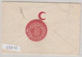 Türkei, ca. 1920, 10 Para- Überdruck Ausgabe als EF auf Auslandsbrief von ... nach Bautzen (D. ) mit Zensur!