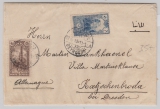 Türkei, Ottomanisches Reich, 1915, MiF auf Auslands- Streifband von Beyrouth nach Kötschenbroda (D.), selten!