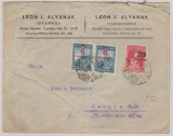 Türkei, ca. 1929, Überduck- Ausgaben- MiF auf Auslandsbrief von Constantinopel nach Berlin