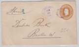 Costa Rica, 1904, 10 Centimos - Umschlag, als Auslandsbrief gelaufen von San Jose nach Berlin, Abs. Kais. Dt. Konsulat!