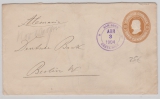 Costa Rica, 1904, 10 Centimos - Umschlag, als Auslandsbrief gelaufen von San Jose nach Berlin, Abs. Kais. Dt. Konsulat!